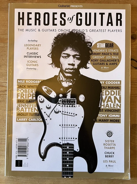 HEROES OF GUITAR Magazine Hendrix Les Paul Eddie Van Halen Chuck Berry ...