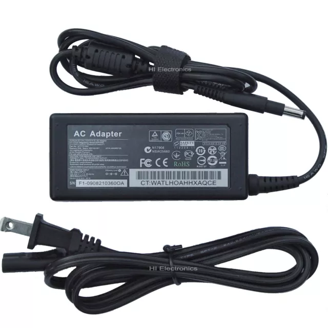 NEW AC Adapter Battery Charger For HP Pavilion Touchsmart 14-b109wm Sleekbook