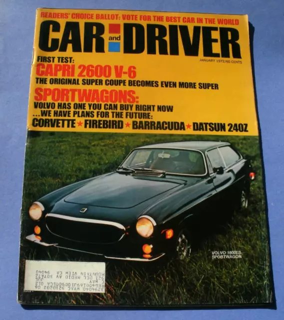 1979 CAR & DRIVER Magazine January Volvo Capri Sportswagons