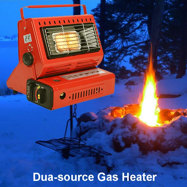 1.3KW Tragbare Butan Gasheizung Camping Gas Kocher Zeltheizung Keramik 2in1 DHL