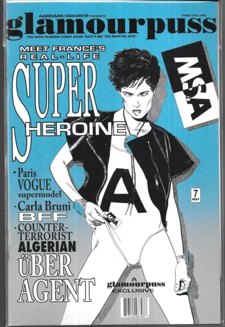 Glamourpuss #7 (Vf/Nm) Aardvark Vanaheim, Dave Sim Of Cerebus, $3.95 Flat Ship.
