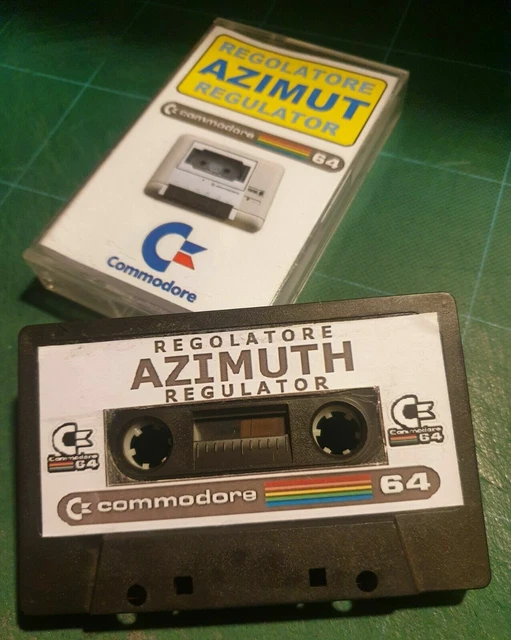 AZIMUTH HEAD ALIGNMENT Program Regolatore Datassette Commodore 64 Tape C64 EUR 9,99 PicClick FR