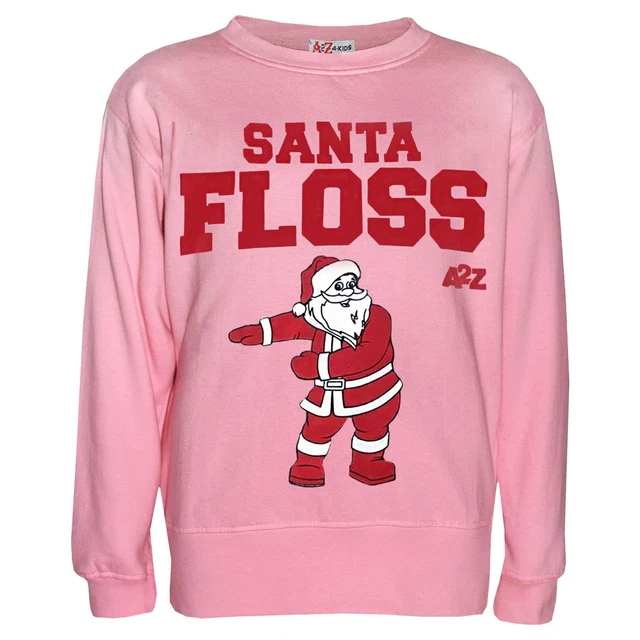Bambine Natale Rosa Confetto Maglione Ya Filthy Animale Felpa Età 2-13