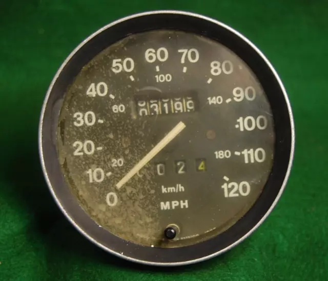 Vintage MG MGB Smiths Speedometer 120 MPH Gauge 5373/00A 1000