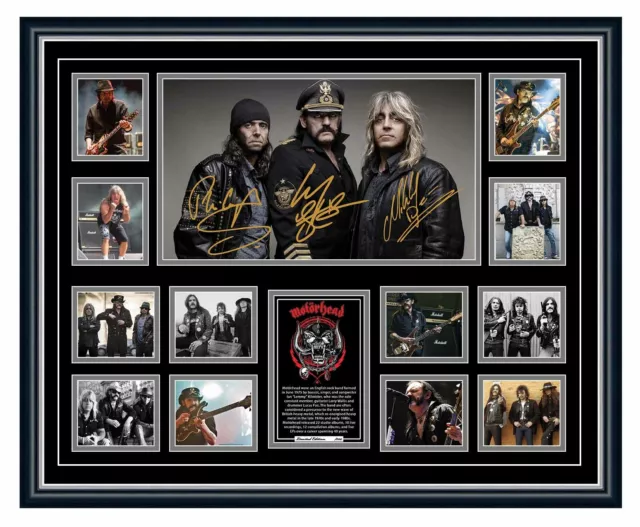 Motorhead Lemmy Bad Magic Sacrifice Signed Limited Edition Framed Memorabilia