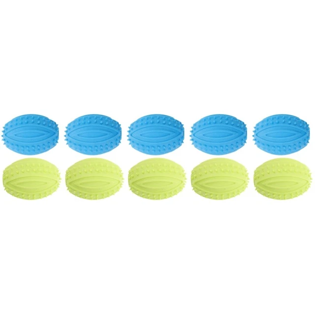 10 pcs Jouet de boule de chien grinçante pour chiens de chewers agressif