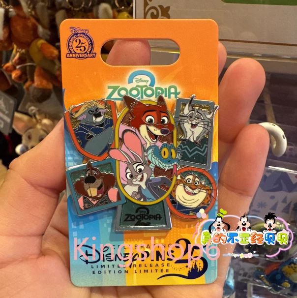 GENUINE HK DISNEY 2025 Zootopia 2 Nick Judy Benjamin Gary Pawbert ...