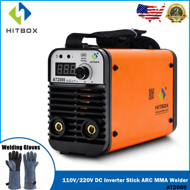 HITBOX Mini Electric MMA Welder 110V 220V  DC Inverter Stick/ARC Welding Machine