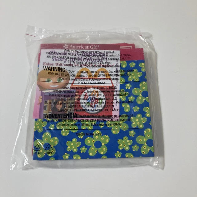 MCDONALDS AMERICAN GIRL Julie Activity Book Paper Doll #6 Happy Meal ...
