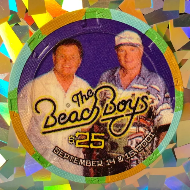🌟🌈Stratosphere Las Vegas $25 Casino Chip Beach Boys 2001 obsolete poker chip