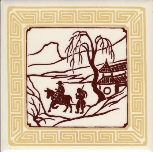 Antique Art tile by Mosaic Tile Co, Zanesville, Ohio