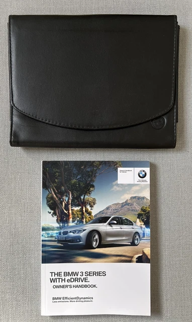 BMW SERIE 3 BERLINA F30 MANUALE PROPRIETARI MANUALE eDRIVE & WALLET PACK 2015-2019