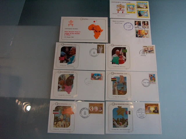 Briefmarken / Afrika / Sammlung / Papst Johannes Paul II / Vatikan