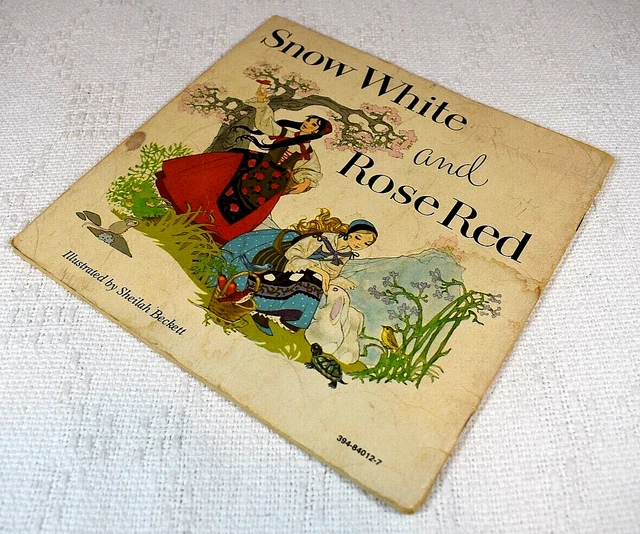 &SNOW WHITE AND ROSE RED", Vintage Collectible Random House Child's ...