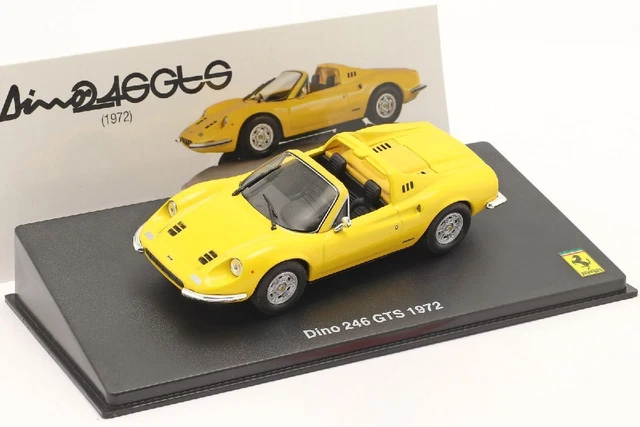 1/43 Ferrari Collection Ferrari Dino 246 GTS 1972 Yellow Dino Ferrari