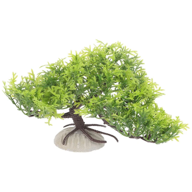 Plastic Fish Tank Landscaping Tree Artificial Plant Aquarium Decor