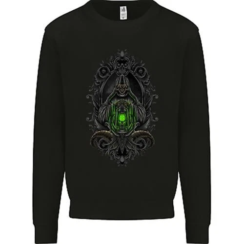 Grim Reaper Gothic Skull Heavy Metal Mens Sweatshirt Jumper