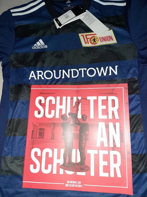 Bundesliga Trikot 1. FC Union Berlin  Trikot Adidas Gr. M neu + Bildband neuwer. 2