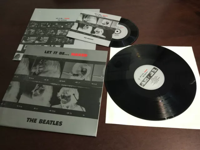 The Beatles *LET IT BE NAKED* LP+7'' 2003 180g  1st Press Apple Parlophone NM