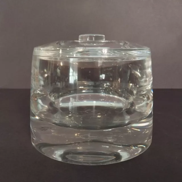 Grainware Lucite Acrylic Ice Bucket Round With Lid 3