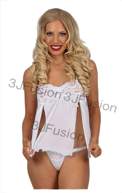 Sexy Babydoll with Brief Classified Lingerie Underwear Nightwear FREE POST (BO)