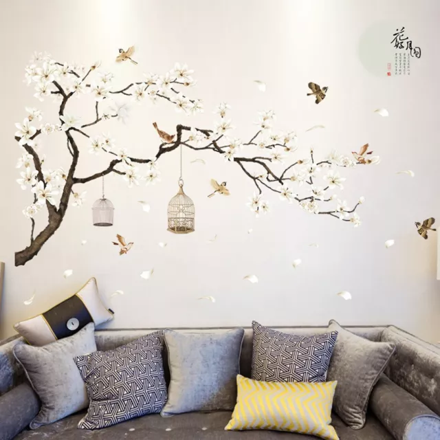 Flower Tree Nursery Home Wall Stickers Removable Decal Kids Baby Room Decor Art