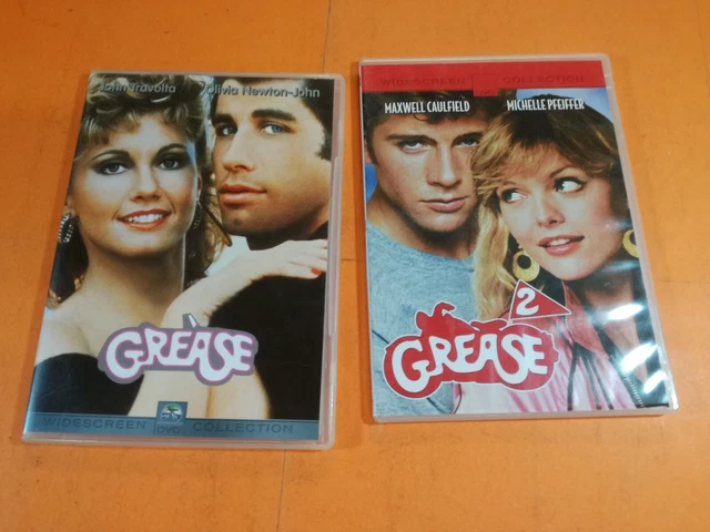 DVD GREASE 1 & 2 - John Travolta Olivia Newton-John Michelle Pfeiffer Yooplay i4