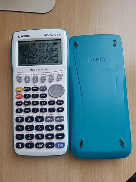 Casio GRAPH 35+E mode examen calculatrice calculette lycée et supérieures