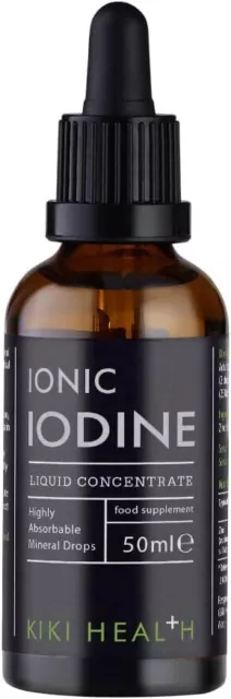 KIKI Health Ionic Iodine Liquid Concentrate - 50ml-9 Pack