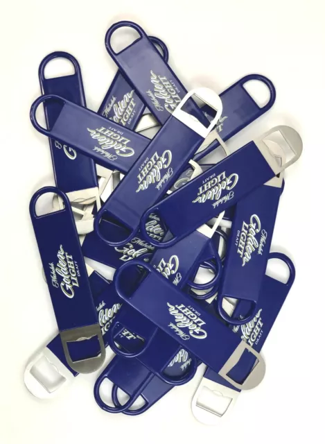 Lot of 24 Michelob Blue Golden Light Draft Bottle Openers