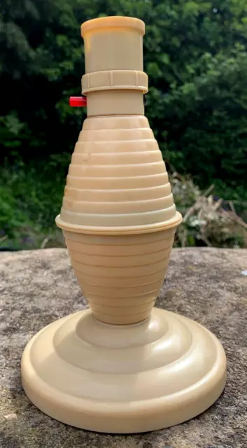 Vintage 1930's Cream Bakelite Art Deco Table Lamp Light