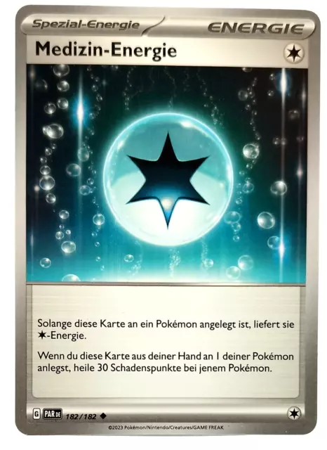 Pokemon Karte: Medizin-Energie 182/182 Paradoxrift Deutsch NM