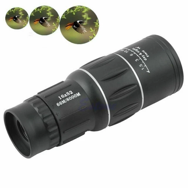 Auction   Monocular Telescope 16X52 Dual Focus Coated Lens New