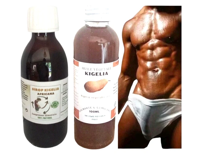 Huile Pure De Kigelia Africana - 100% Naturelle, Pour Courbes Et Silhouette, Flacon 200ml, Fabriquée En France