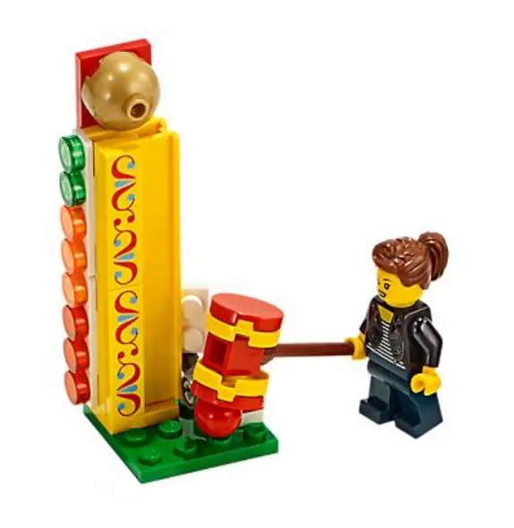 Lego ® City Minifig Figurine Stand Jeu du Marteau Fête Forraine + Forain NEW
