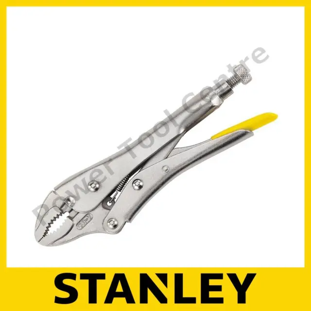 Stanley STA084808 Mole Grip / Curved Jaw Locking Pliers 182mm (7.1/4in) 0-84-808