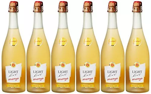 Light Live Mango alkoholfreier Sekt harmonisch 750ml - 6er Pack