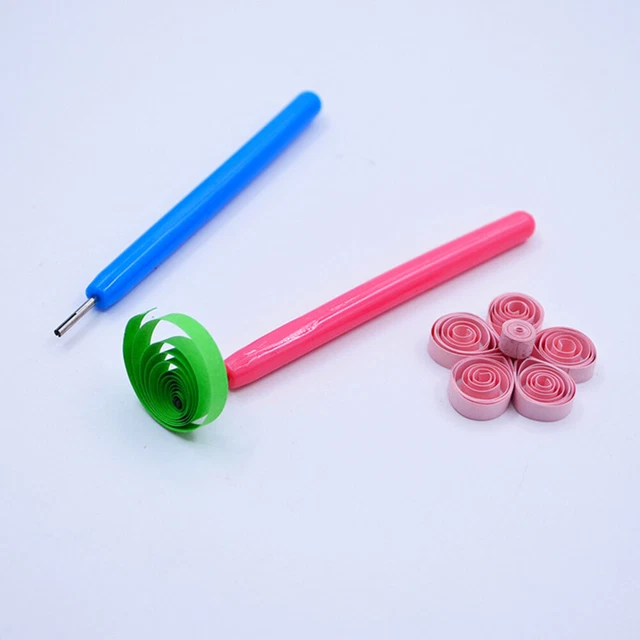 Outils Quilling 2 Pièces - Stylo à Paperolle | Pour Art Du Papier DIY | Acier Inoxydable