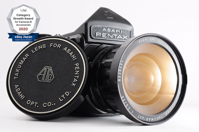 ⏯️[NEAR MINT] PENTAX 6x7 67 MUp Eye Level Film Camera 55mm