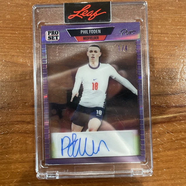 2023 LEAF PRO Set Pure Phil Foden Auto 1/4 Rare SSP 🔥 99.99 PicClick