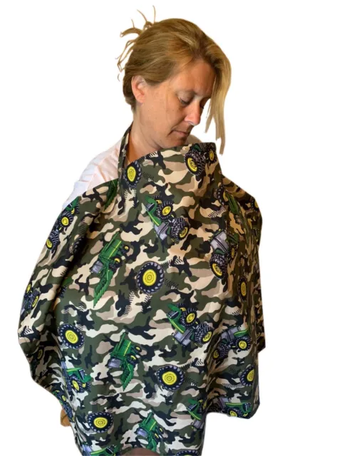Breastfeeding Baby Blanket - Camo - Tractor -  Nursing Cover
