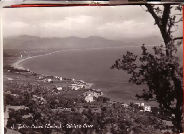 Cartolina  S. Felice Circeo B/N Viaggiata 1951 Riviera Circe Bella