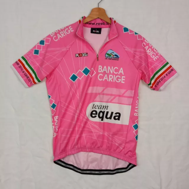 Team Equa Giro D'italia In Handbike Maglia Rosa Casacca Ciclista Cycling Jersey