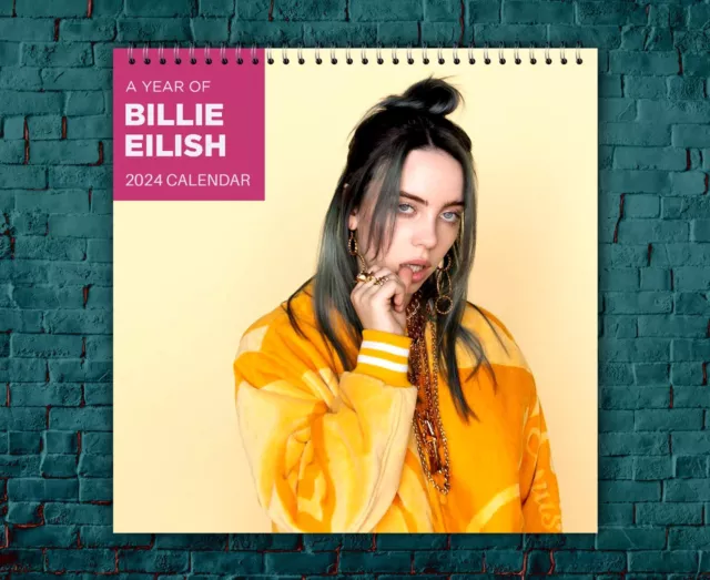 BILLIE EILISH CALENDAR 2025 Billie Eilish 2025 Celebrity Wall Calendar 33.99 PicClick CA