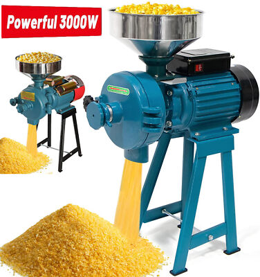 Electric Grinder Mill Grain Corn 3000W 110V  Wheat Feed / Flour  Cereal Machine