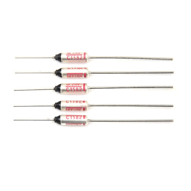 5pc SF214E Sefuse Cutoffs  Thermal Fuse 216°C 216 Celsius Degree 10A 250N_j_tu
