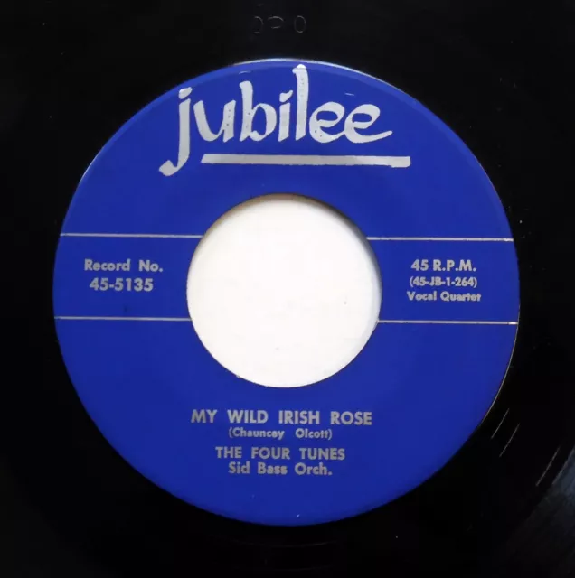 FOUR TUNES 45 My wild irish rose / do-do-do-do JUBILEE R&B w3089