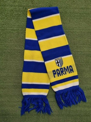 SCIARPA SPORTIVA STORICA MAGICO PARMA JACQUARD CALCIO AC FC SERIE A COPPA UEFA 