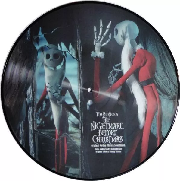Disneys Nightmare Before Christmas soundtrack vinyl 2 LP picture disc NEW/SEALED