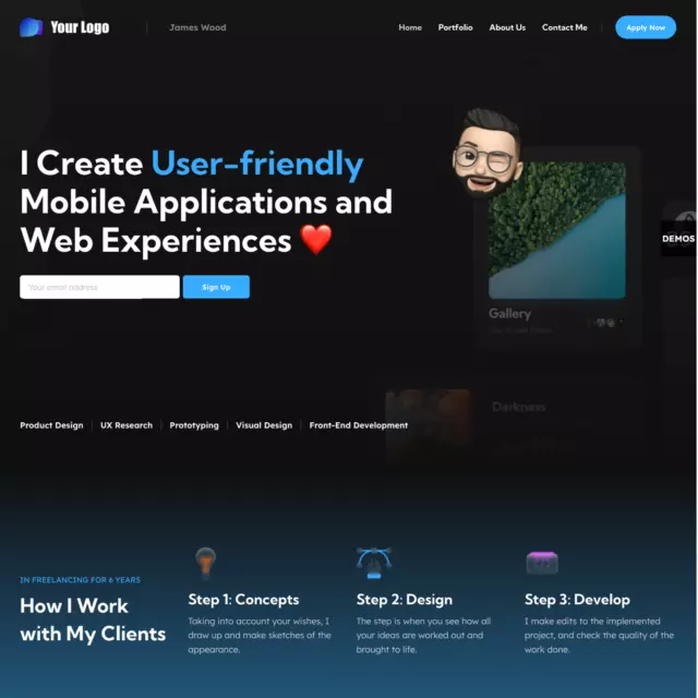 Developer Web Design with Free 5GB VPS Web Hosting